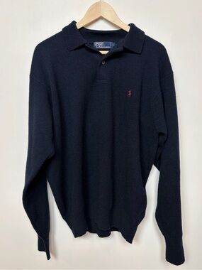 Polo by Ralph Lauren Vintage Lambswool Polo Sweater